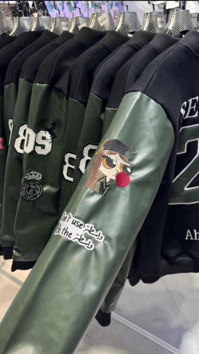 squad haul, green on black